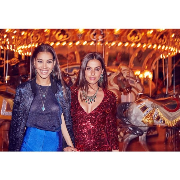 Kendra Scott Damon Pendant Necklace Aqua Apatite NWT - Picture 13 of 13